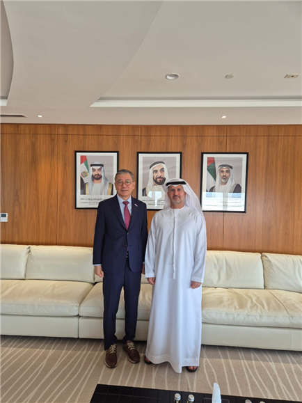 류제승 대사, Mohamed Al Hammadi ENEC CEO 면담
