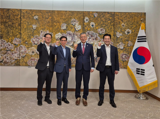 류제승 대사, 한국전력 김창연 본부장 면담